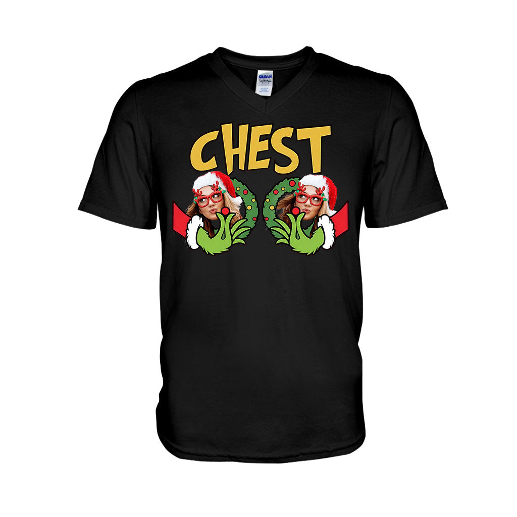 Personalized Grinchmas Christmas T-Shirt & Hoodie with Custom Name T-shirt & Hoodie GradoCreations
