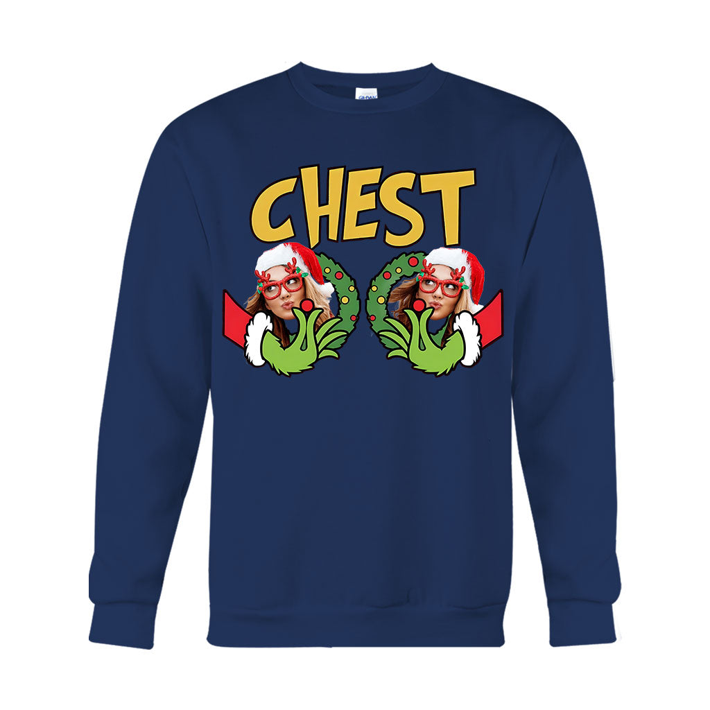 Personalized Grinchmas Christmas T-Shirt & Hoodie with Custom Name T-shirt & Hoodie GradoCreations