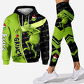 Personalized Grinch Hoodie and Leggings Custom Name Gift for Christmas Hoodie & Leggings GradoCreations