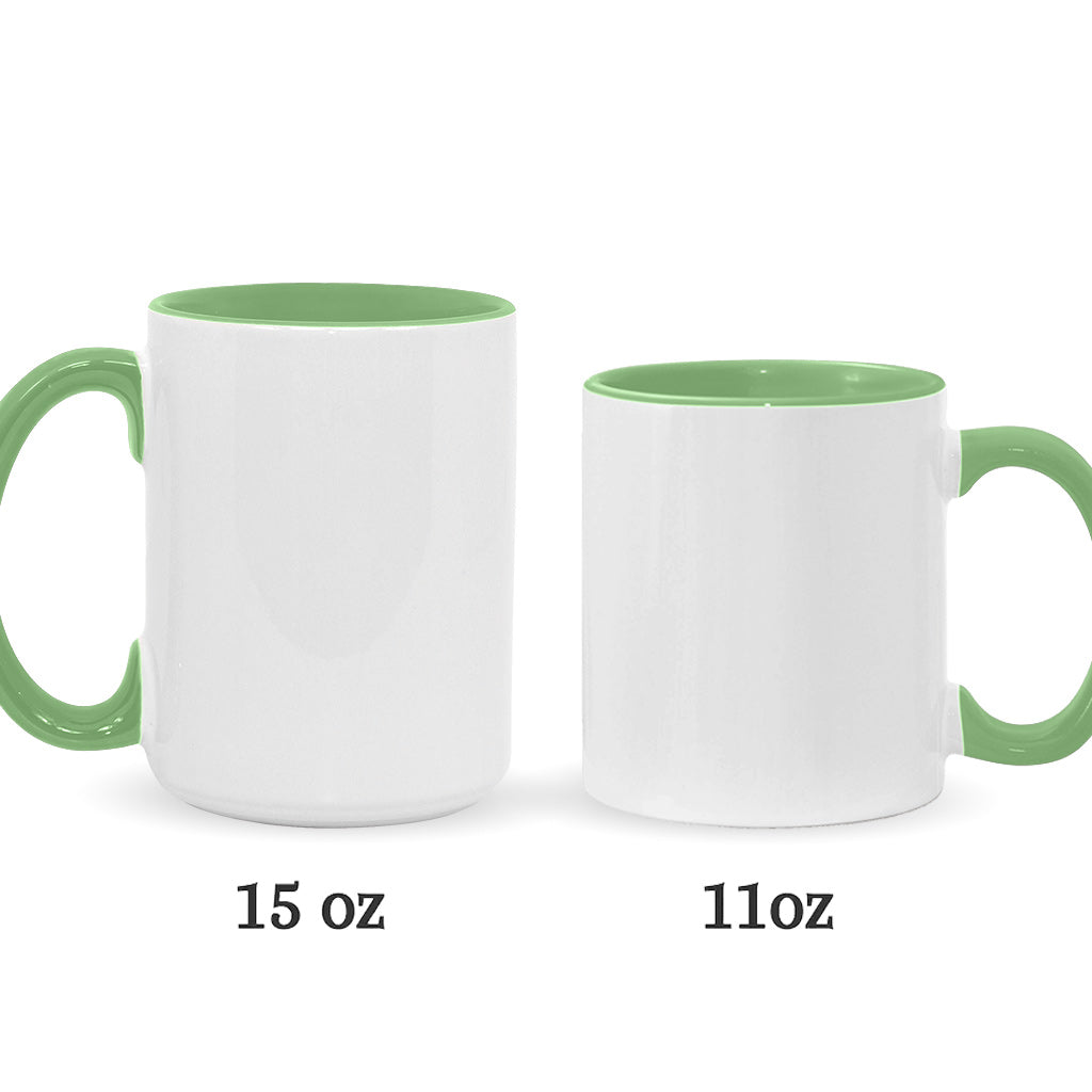 Personalized Grinch Accent Mug Custom Name Christmas Gift Accent Mug GradoCreations