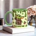 Personalized Cute Character Accent Mug Gift for Mom or Dad Accent Mug GradoCreations