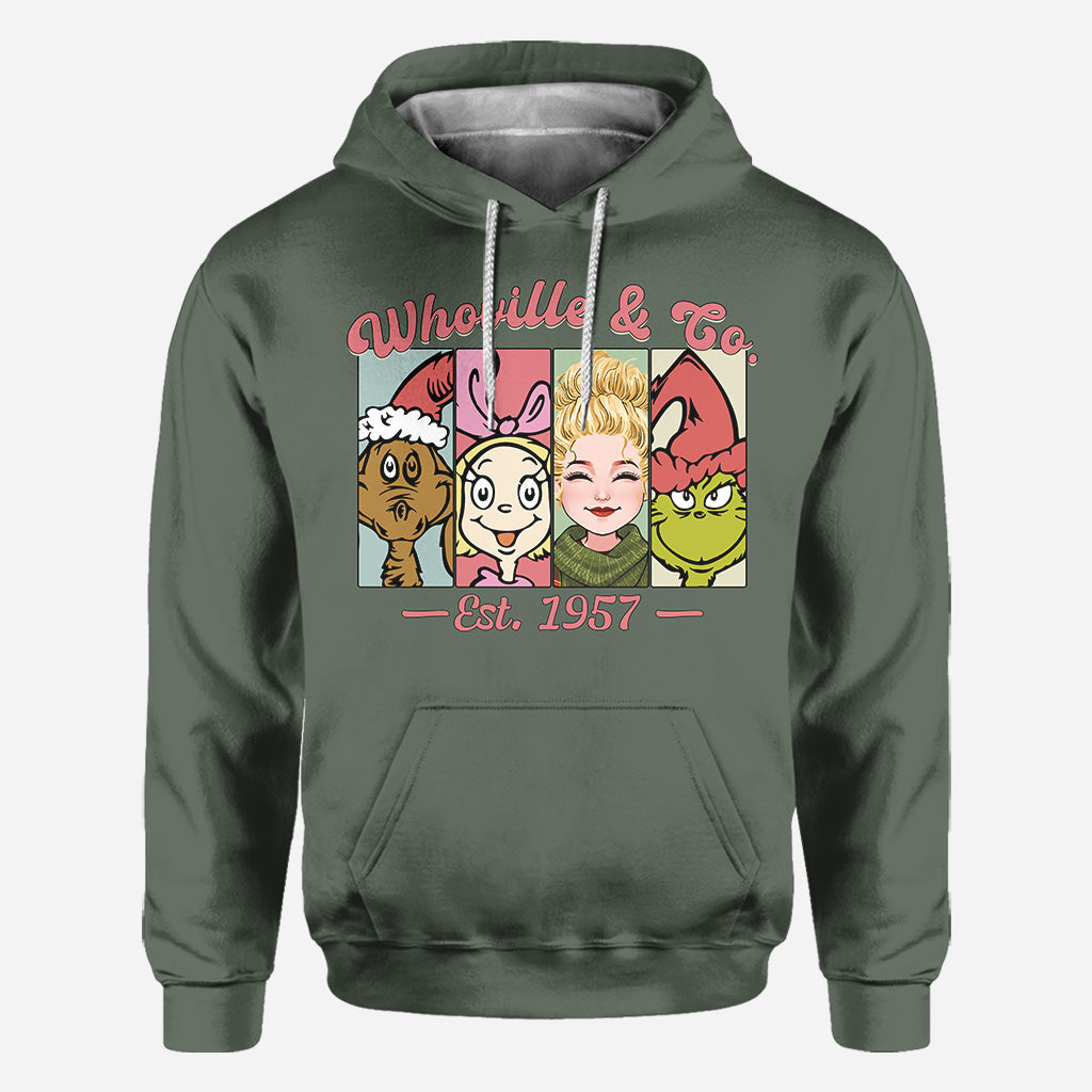 Personalized Whoville & Co. Christmas All Over Shirt Gift All Over Shirt GradoCreations