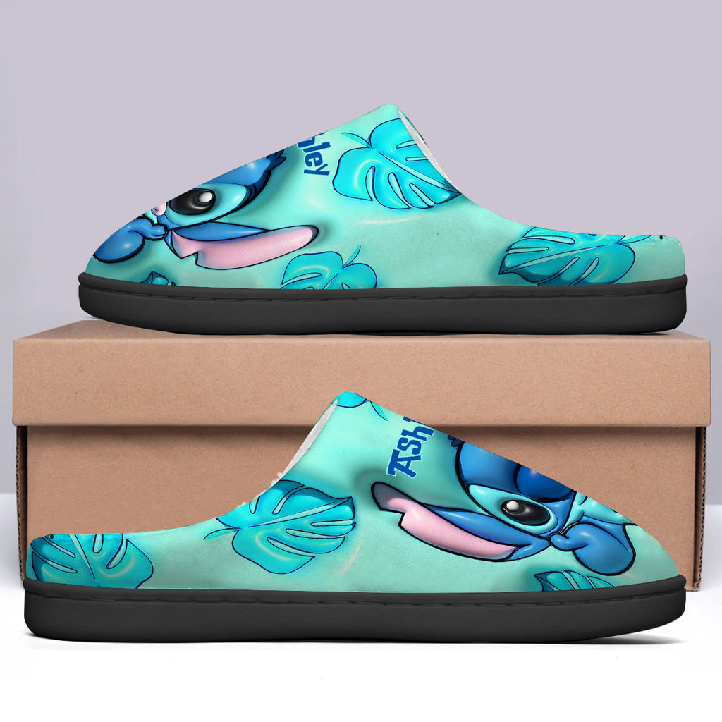 Personalized Ohana Slippers Custom Name Gift for Her Slippers GradoCreations