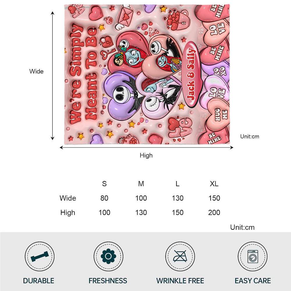Personalized Nightmare Blanket Custom Love Design Gift Blanket GradoCreations