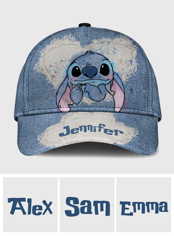 Personalized Denim Classic Cap Custom Name Gift for Birthday Classic Cap GradoCreations