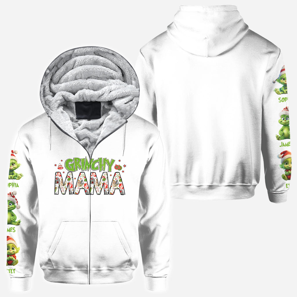 Personalized Grinch Mama All Over Shirt for Christmas Gift All Over Shirt GradoCreations