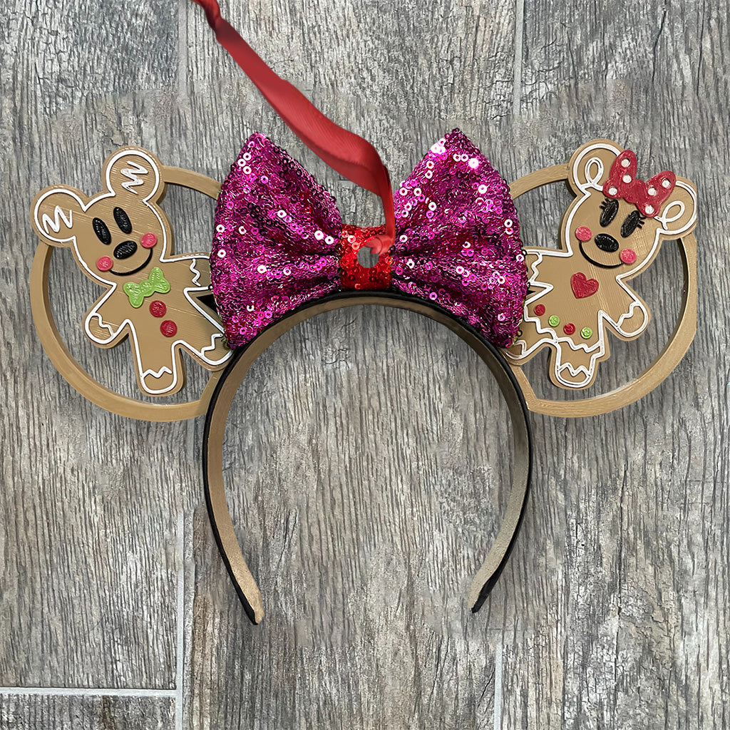 Personalized Merry Christmas Mouse Ornament Custom Gift Ornament GradoCreations