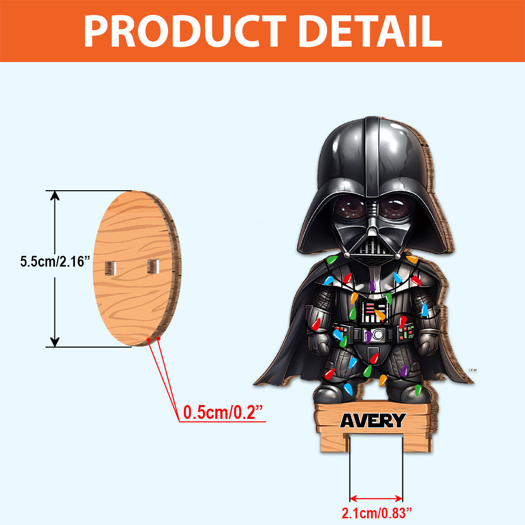Personalized Freestanding Wood Plaque The Force Family Gift for Christmas Freestanding Wood Plaque GradoCreations