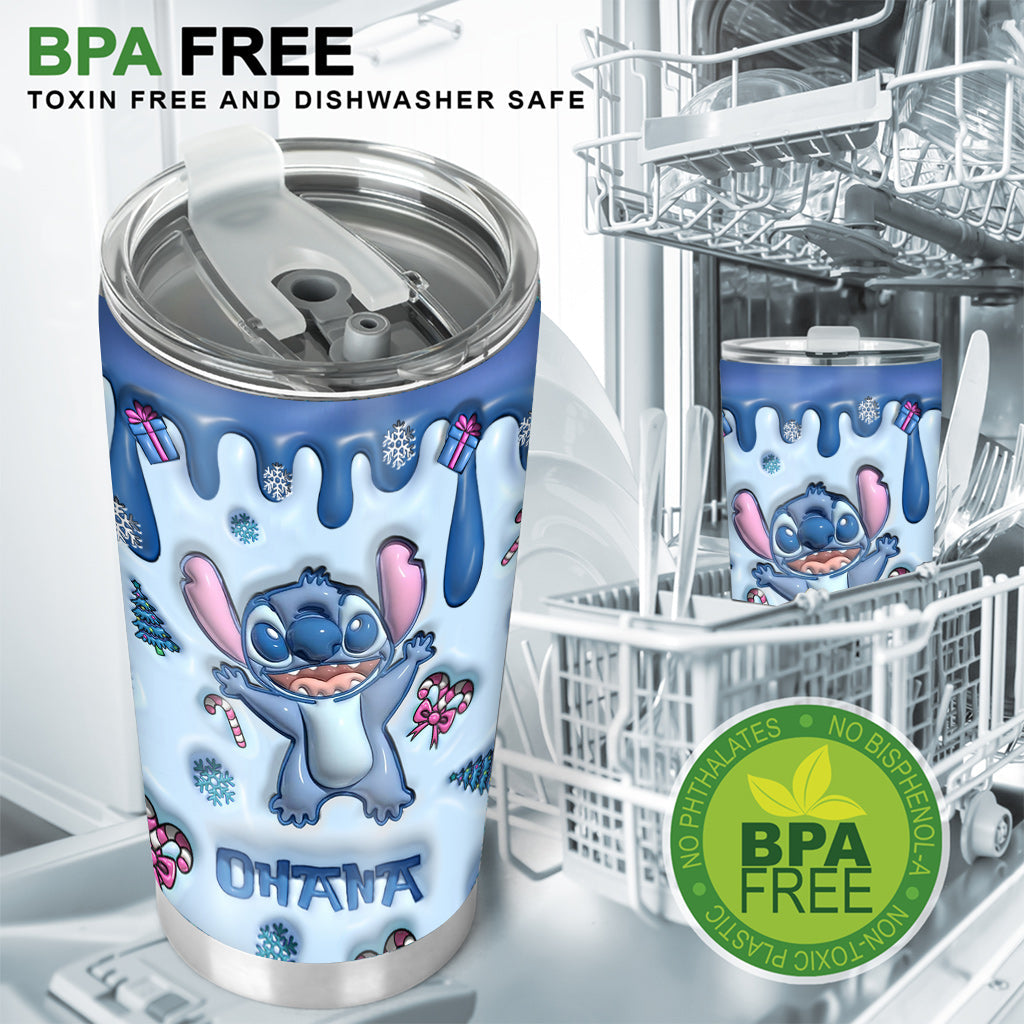 Personalized Ohana Tumbler Custom Name Gift for Birthdays Tumbler GradoCreations
