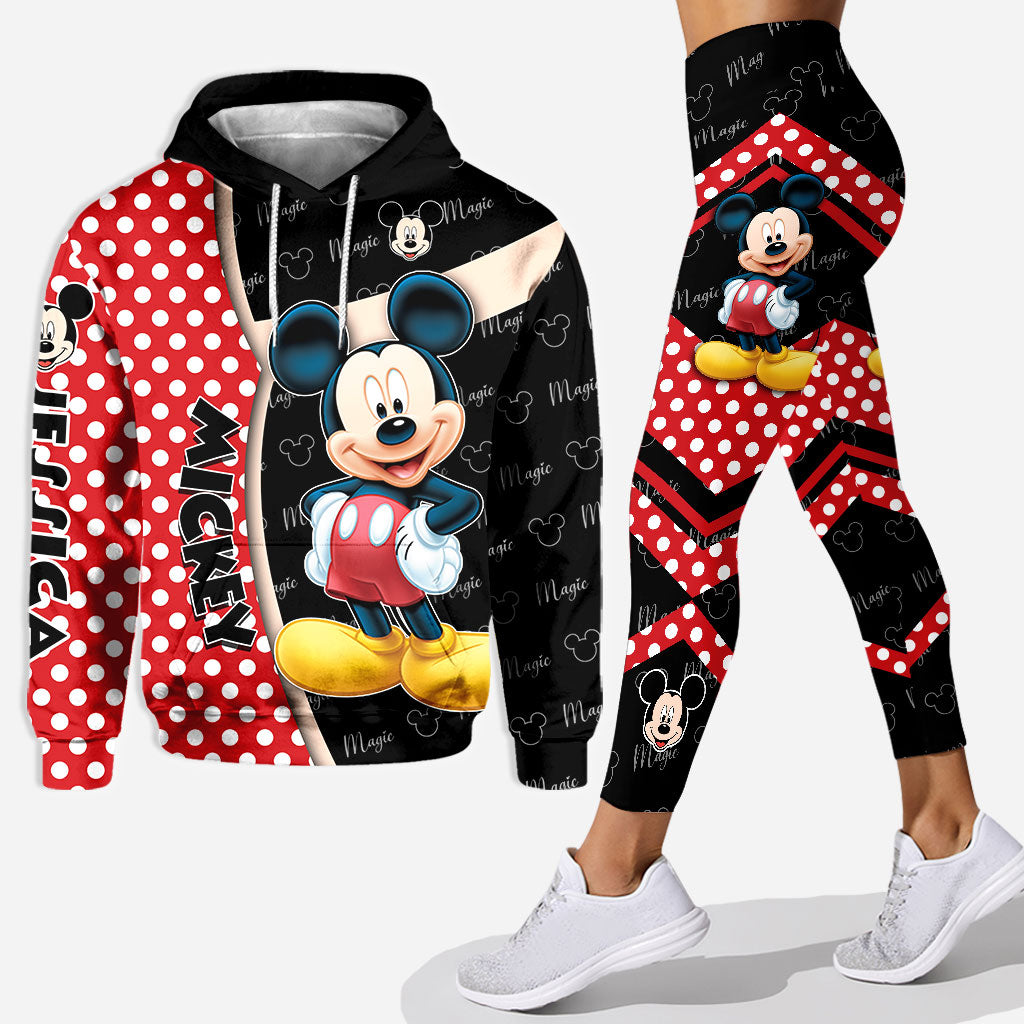 Personalized Mickey Mouse Hoodie and Leggings Gift for Kids Hoodie & Leggings GradoCreations
