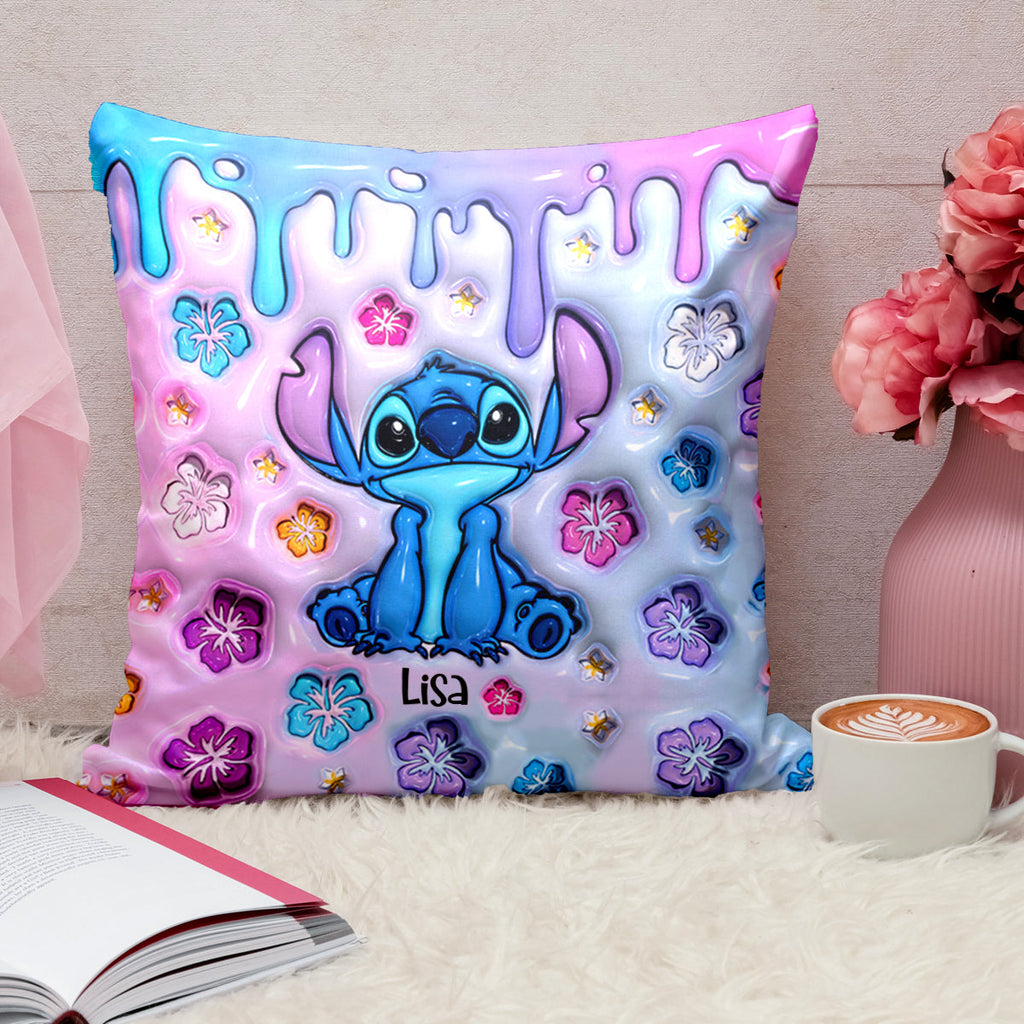 Personalized Ohana Throw Pillow Custom Name Gift for Family Throw Pillow GradoCreations
