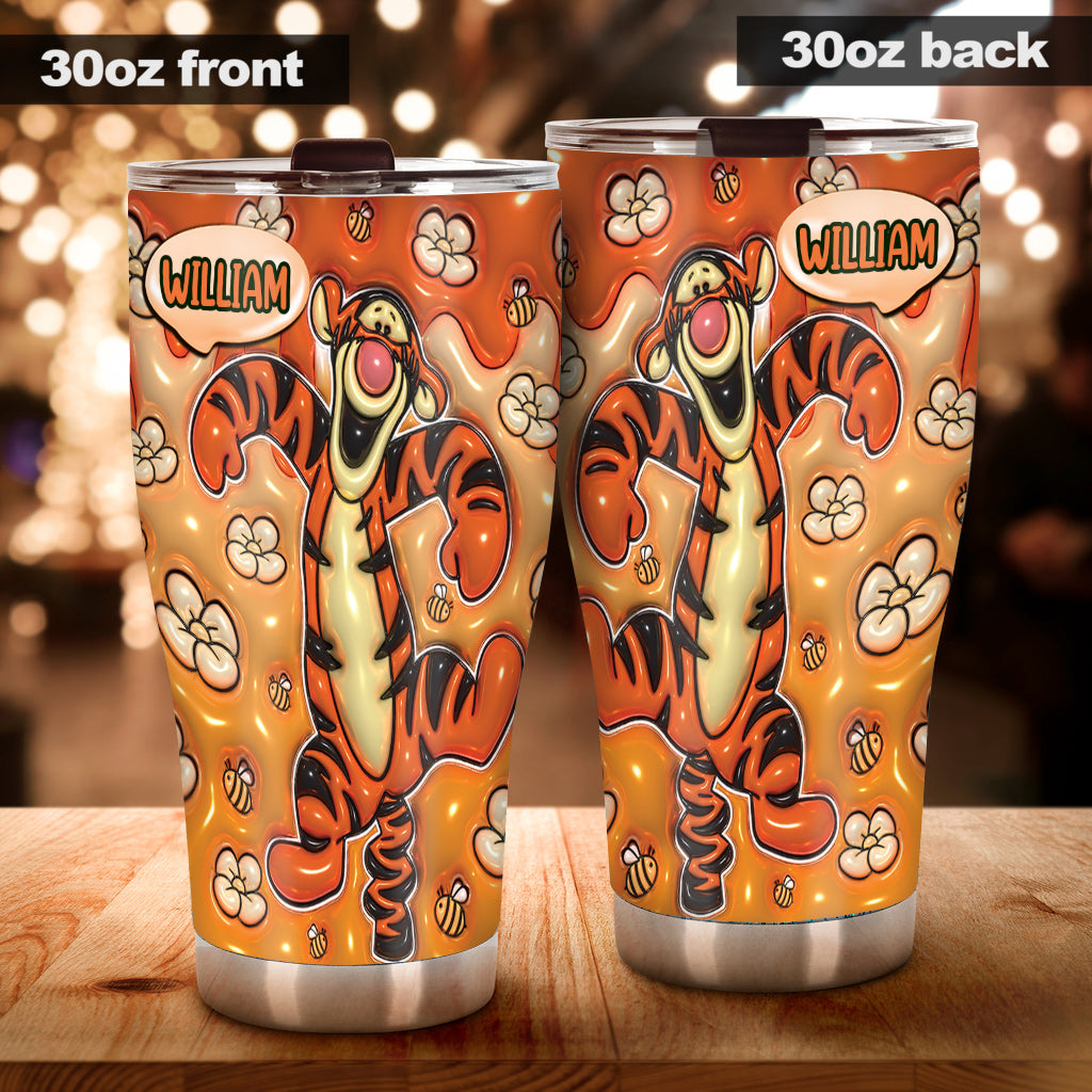 Personalized Cute Friends Mouse Tumbler Custom Name Gift Tumbler GradoCreations