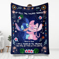 Personalized Ohana Blanket Custom Name Gift for Couples Blanket GradoCreations