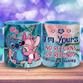 Personalized Ohana Accent Mug Custom Name Gift for Couples Accent Mug GradoCreations