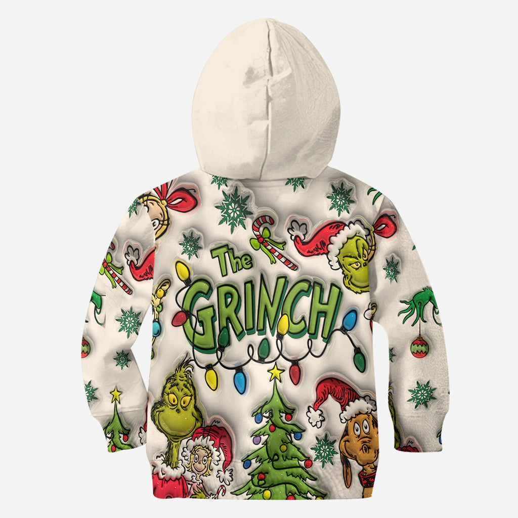 Personalized Grinch Hoodie & Leggings Set Custom Name Gift for Christmas Hoodie & Leggings GradoCreations