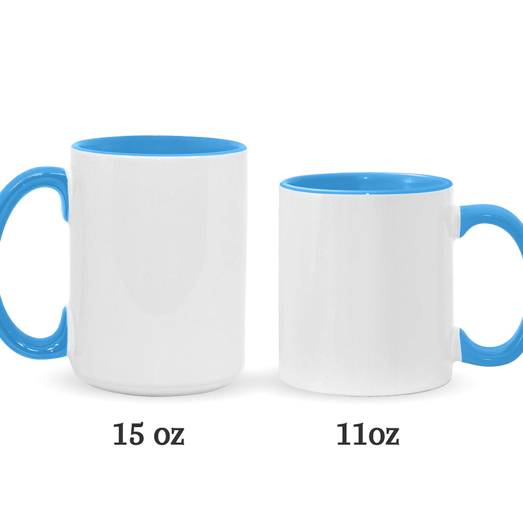 Personalized Ohana Accent Mug Custom Name Gift for Family Accent Mug GradoCreations