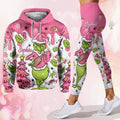 Personalized Pink Snowflakes Hoodie & Leggings Custom Name Gift for Her Hoodie & Leggings GradoCreations