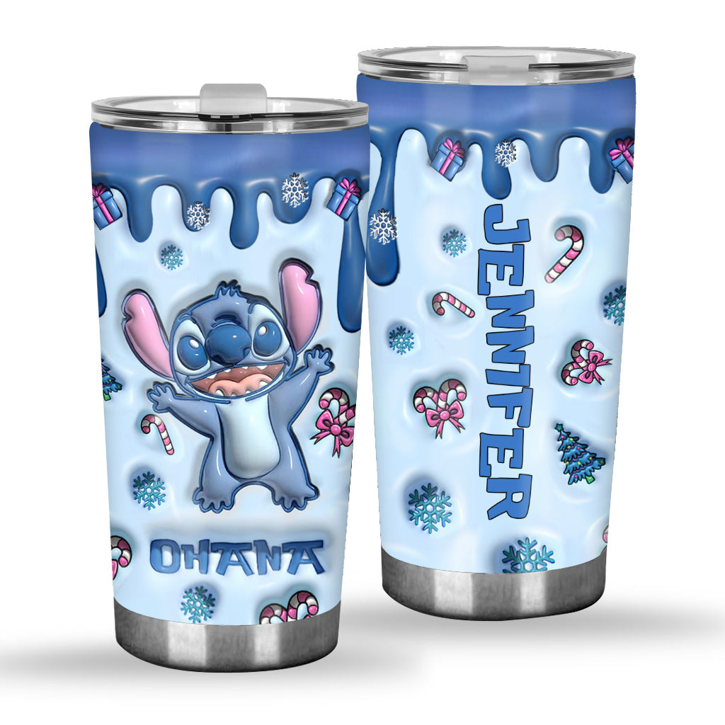 Personalized Ohana Tumbler Custom Name Gift for Birthdays Tumbler GradoCreations