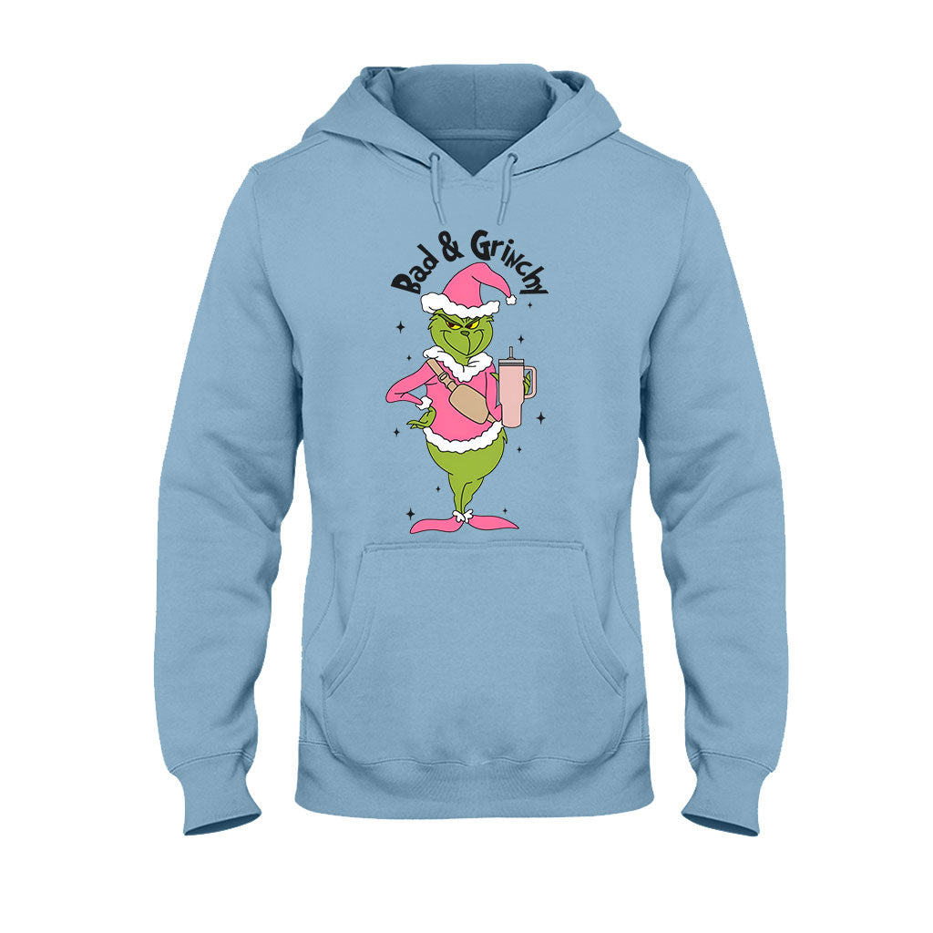 Personalized Grinch Christmas T-shirt and Hoodie Gift for Mom T-shirt & Hoodie GradoCreations