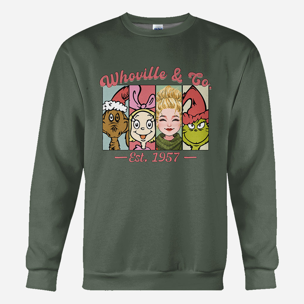 Personalized Whoville & Co. Christmas All Over Shirt Gift All Over Shirt GradoCreations