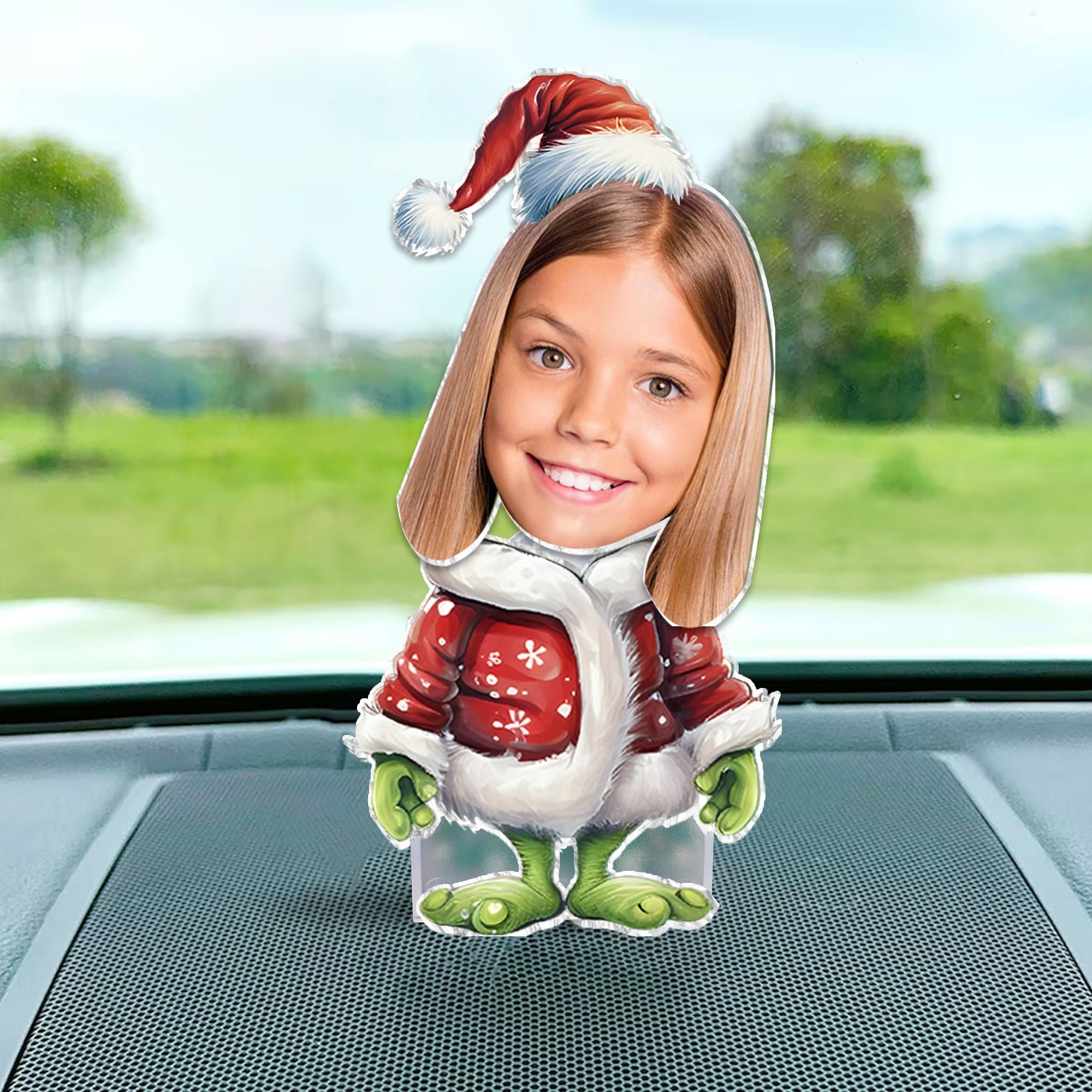 Personalized Shaking Head Christmas Decoration Custom Gift Custom Shaking Head GradoCreations