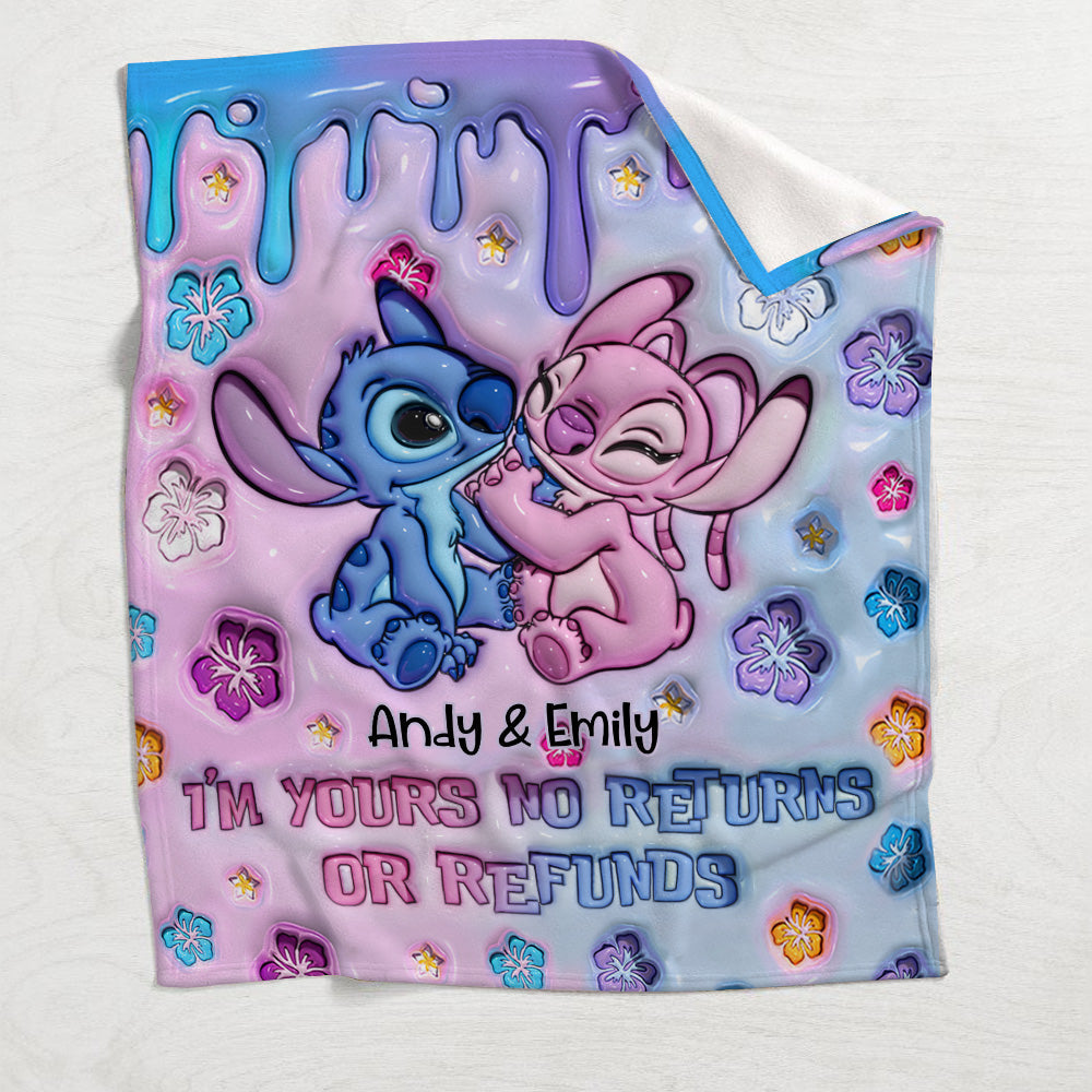 Personalized Ohana Blanket Custom Name Gift for Couples Blanket GradoCreations