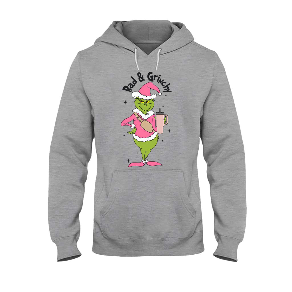 Personalized Grinch Christmas T-shirt and Hoodie Gift for Mom T-shirt & Hoodie GradoCreations