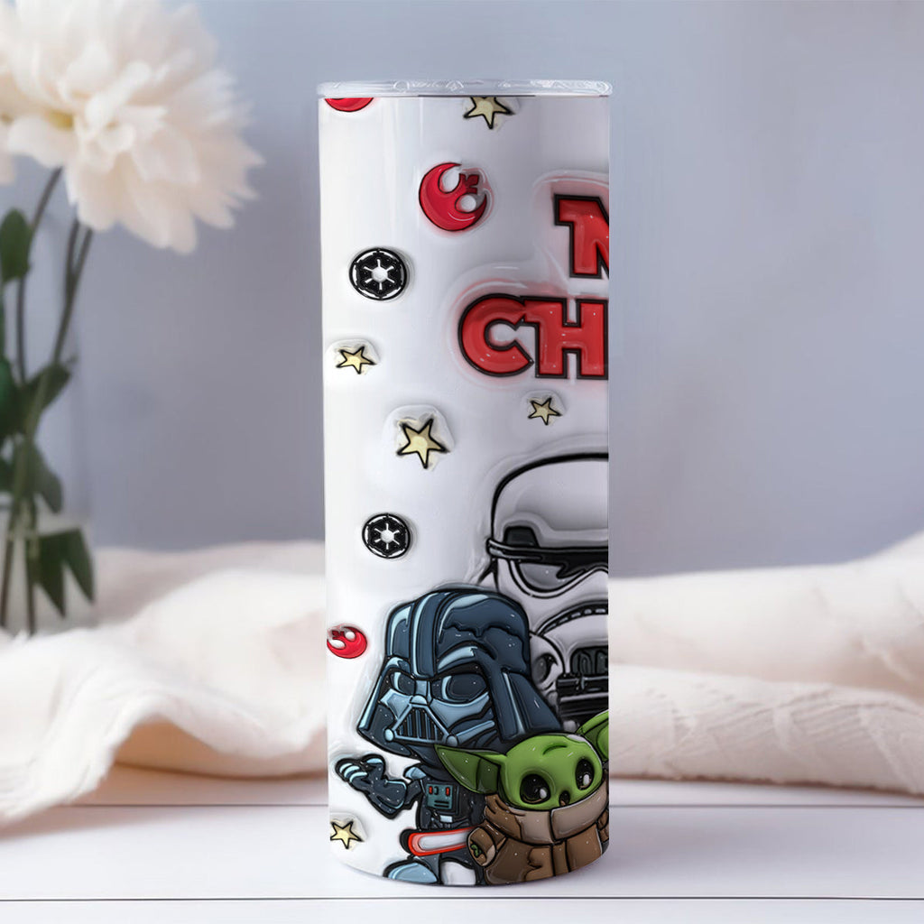Personalized Stainless Steel Skinny Tumbler Merry Sithmas Gift Skinny Tumbler GradoCreations