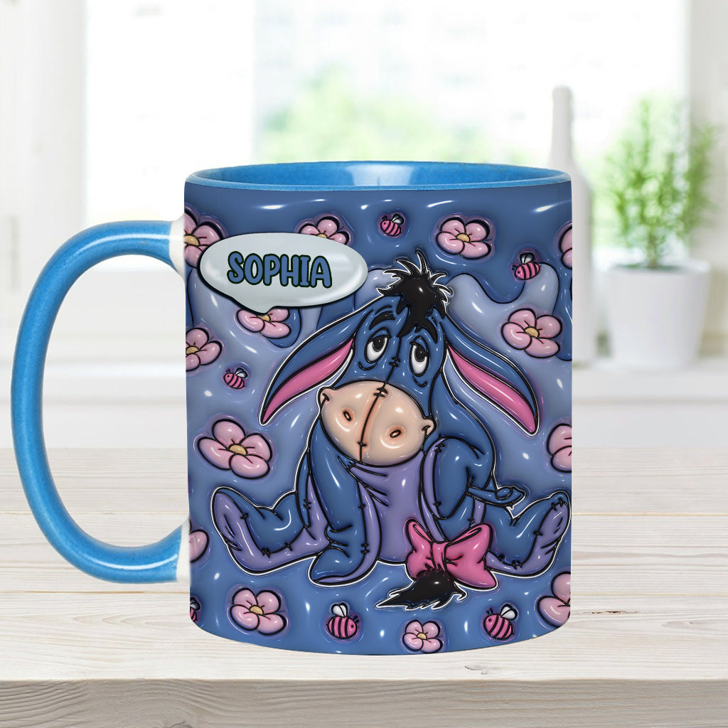 Personalized Mouse Accent Mug Custom Name Gift for Kids Accent Mug GradoCreations