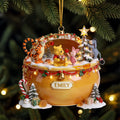 Personalized Acrylic Christmas Ornament Custom Name Gift Ornament GradoCreations