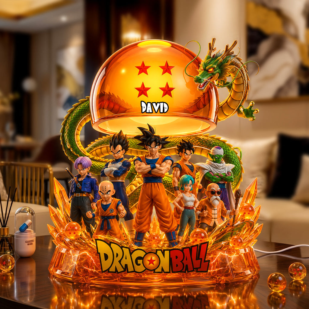 Personalized Acrylic Light Box Dragon Ball Gift for Movie Fans