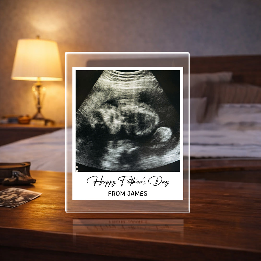 Personalized Acrylic Photo Plaque Custom Gift for Dad Father's Day Decoration HN590 - Acrylic Block Plaque GradoCreations