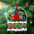 Personalized Family Acrylic Ornament Custom Names Holiday Gift