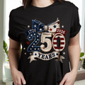 Independence Day 250 Years Patriotic T-Shirt Gift for Dad HN590 - Tshirt GradoCreations