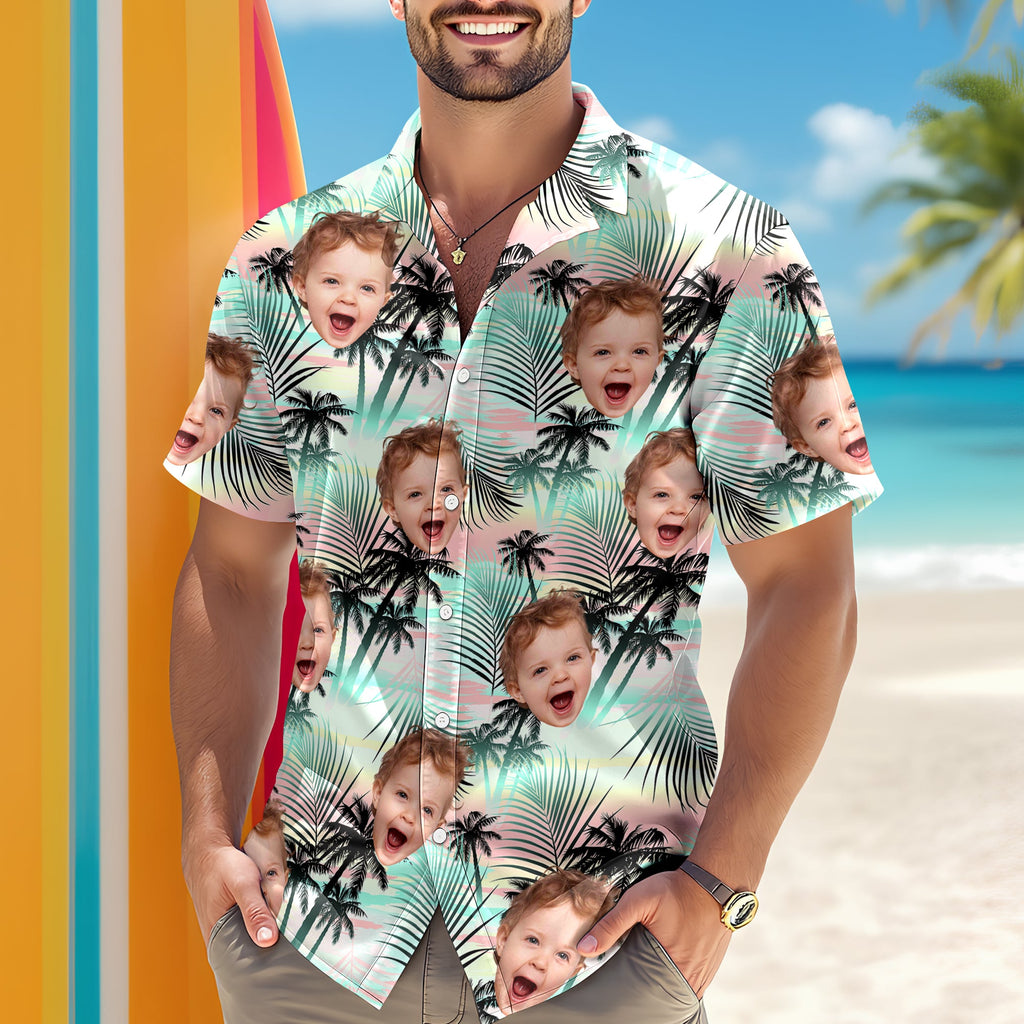 Personalized Hawaiian Shirt Custom Photo Gift for Cat/Dog Lover HN590 - AOP Hawai Shirt GradoCreations