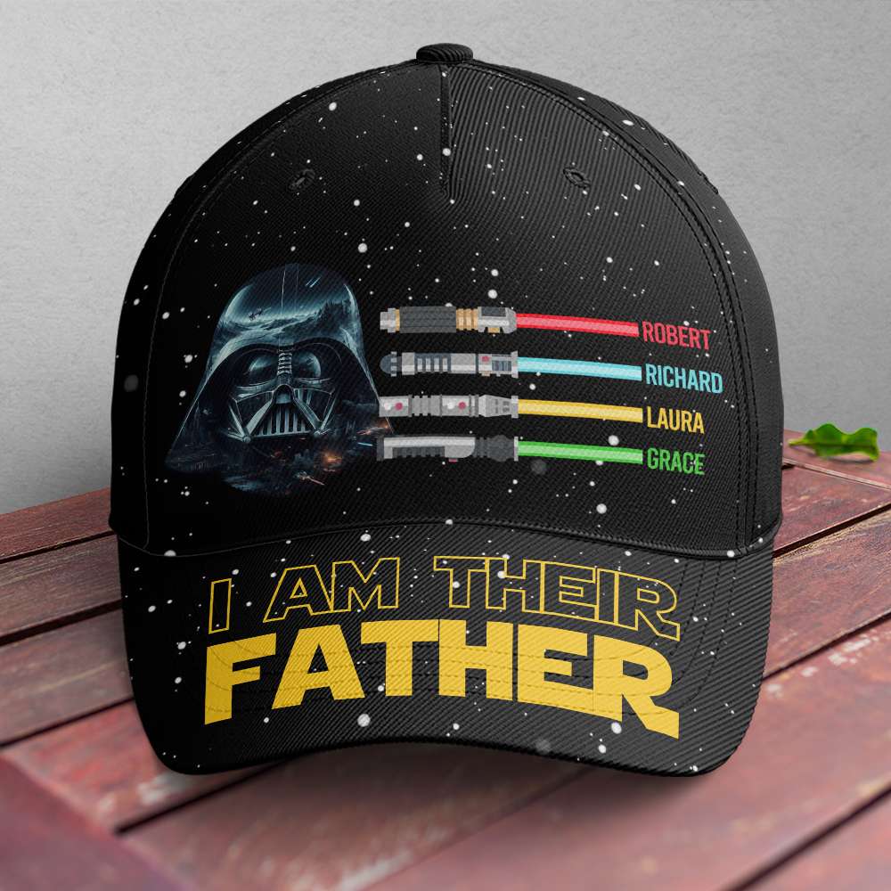 Personalized Classic Cap I Am Their Father Gift for Dad