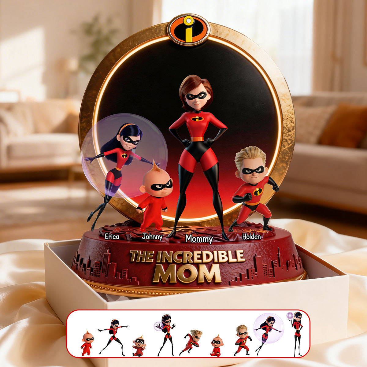 Personalized Acrylic Plaque for Mom Custom Shape Decorative Gift