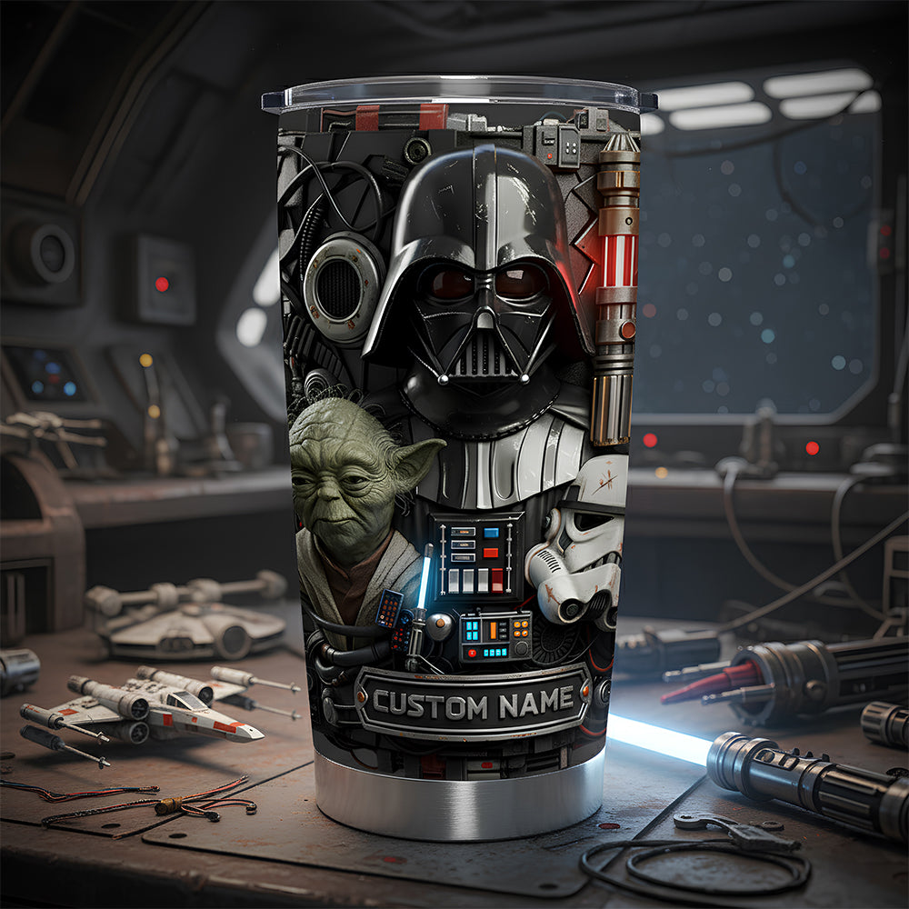 Personalized Star Wars Tumbler Custom Name Gift for Movie Fans