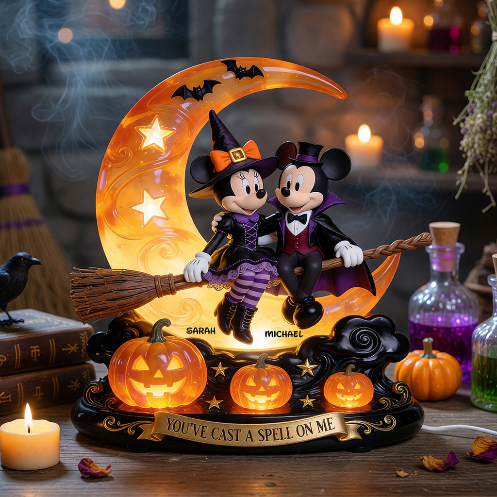 Personalized Acrylic Halloween Light Box Custom Name Gift for Couple Acrylic Light Box GradoCreations