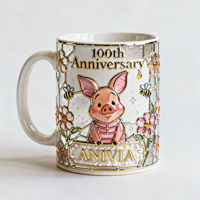 Personalized 100th Anniversary Mug Custom Name Gift for Movie Fans