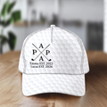 Personalized Golf Pattern Cap with Kids Names Gift for Dad HN590 - AOP Cap GradoCreations