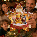 Personalized LED Light Star Tree Topper with Family Name | Christmas Decoration LED Light Tree GradoCreations
