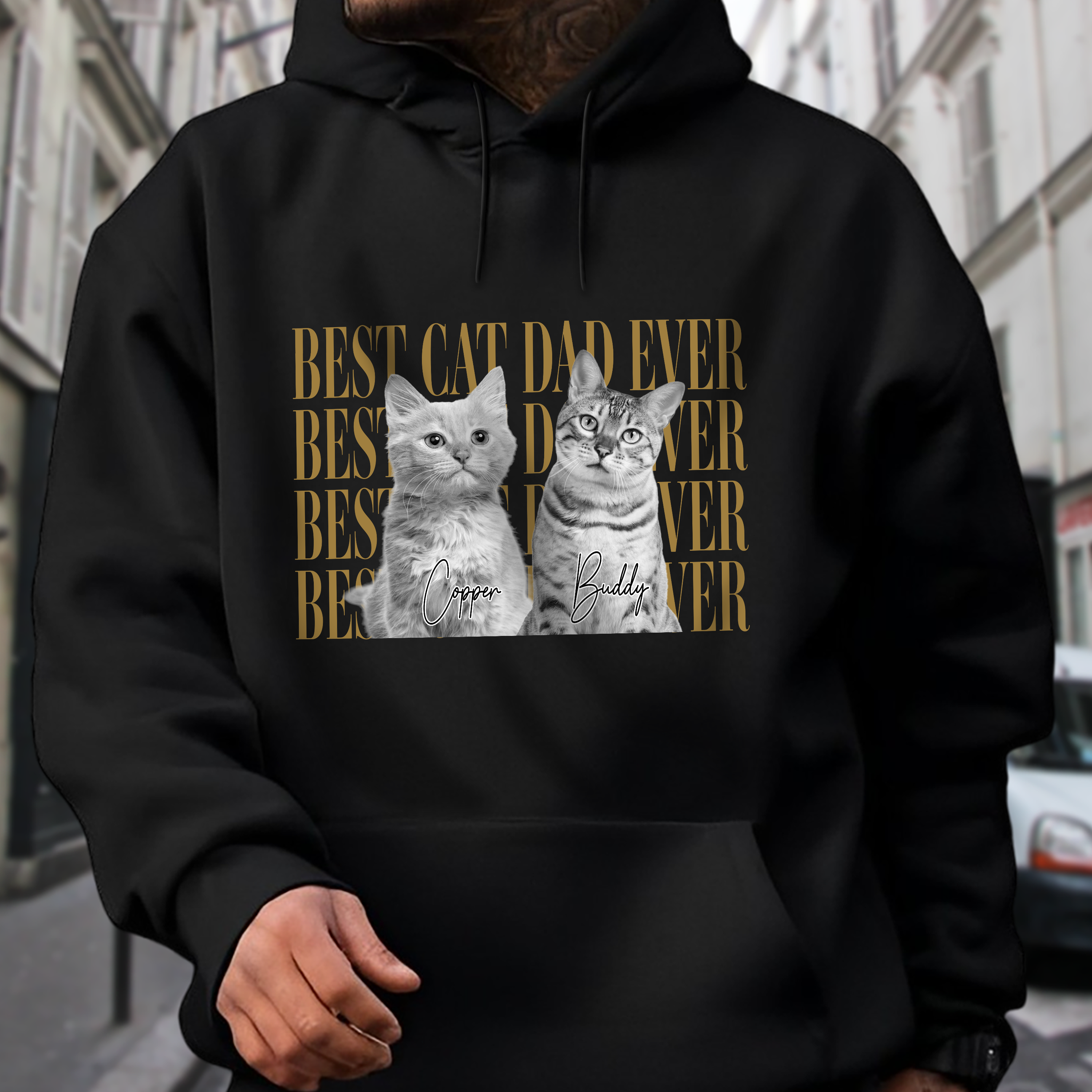 Personalized Dark Shirt Best Dog Dad/Cat Dad Gift Idea HN590 - Tshirt GradoCreations