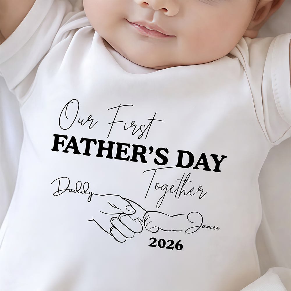 Personalized Matching Father & Child T-Shirt Set Gift HN590 - Tshirt GradoCreations