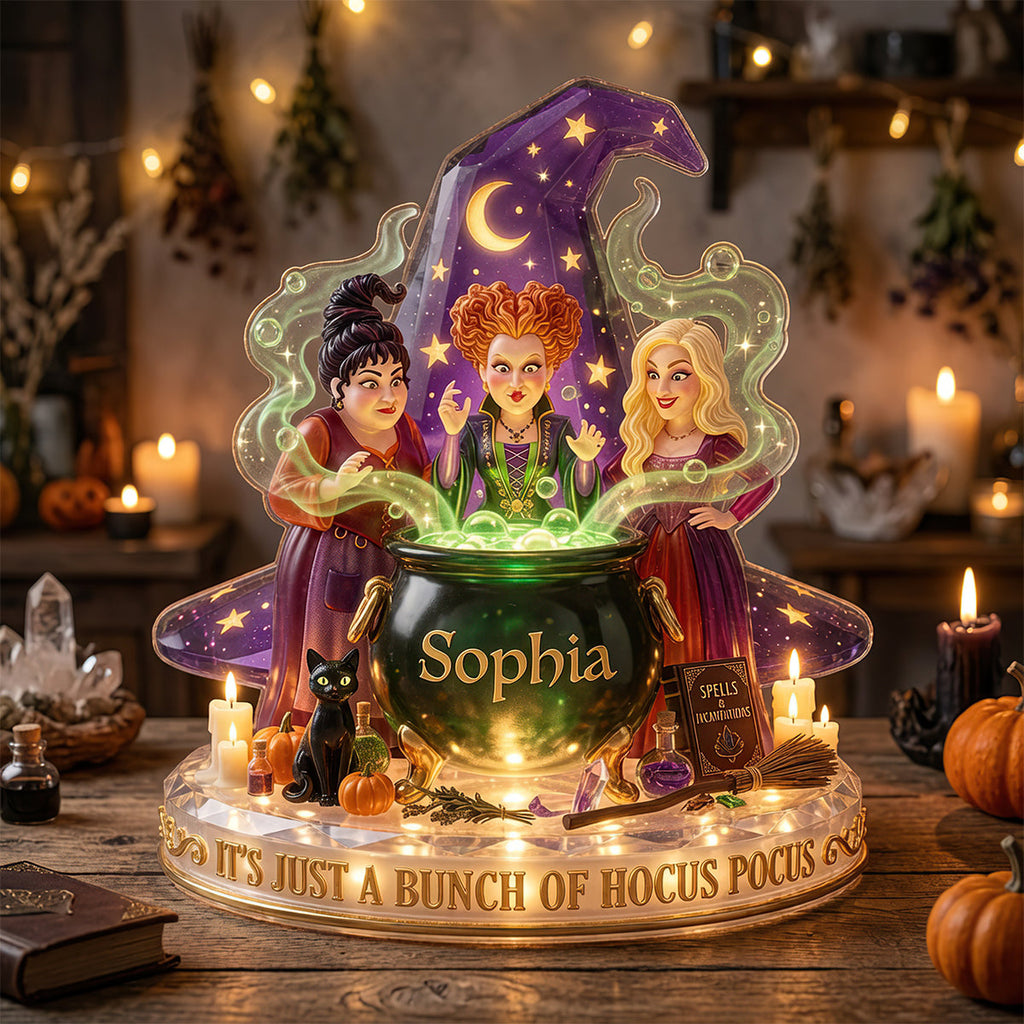 Personalized Acrylic Halloween Light Box Gift for Movie Fans Acrylic Light Box GradoCreations