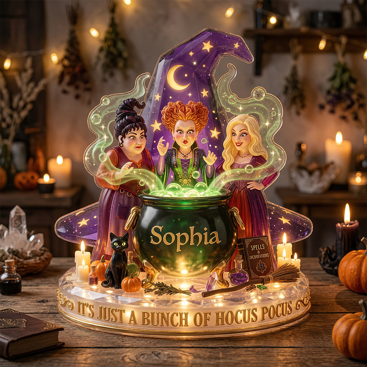 Personalized Acrylic Halloween Light Box Gift for Movie Fans Acrylic Light Box GradoCreations