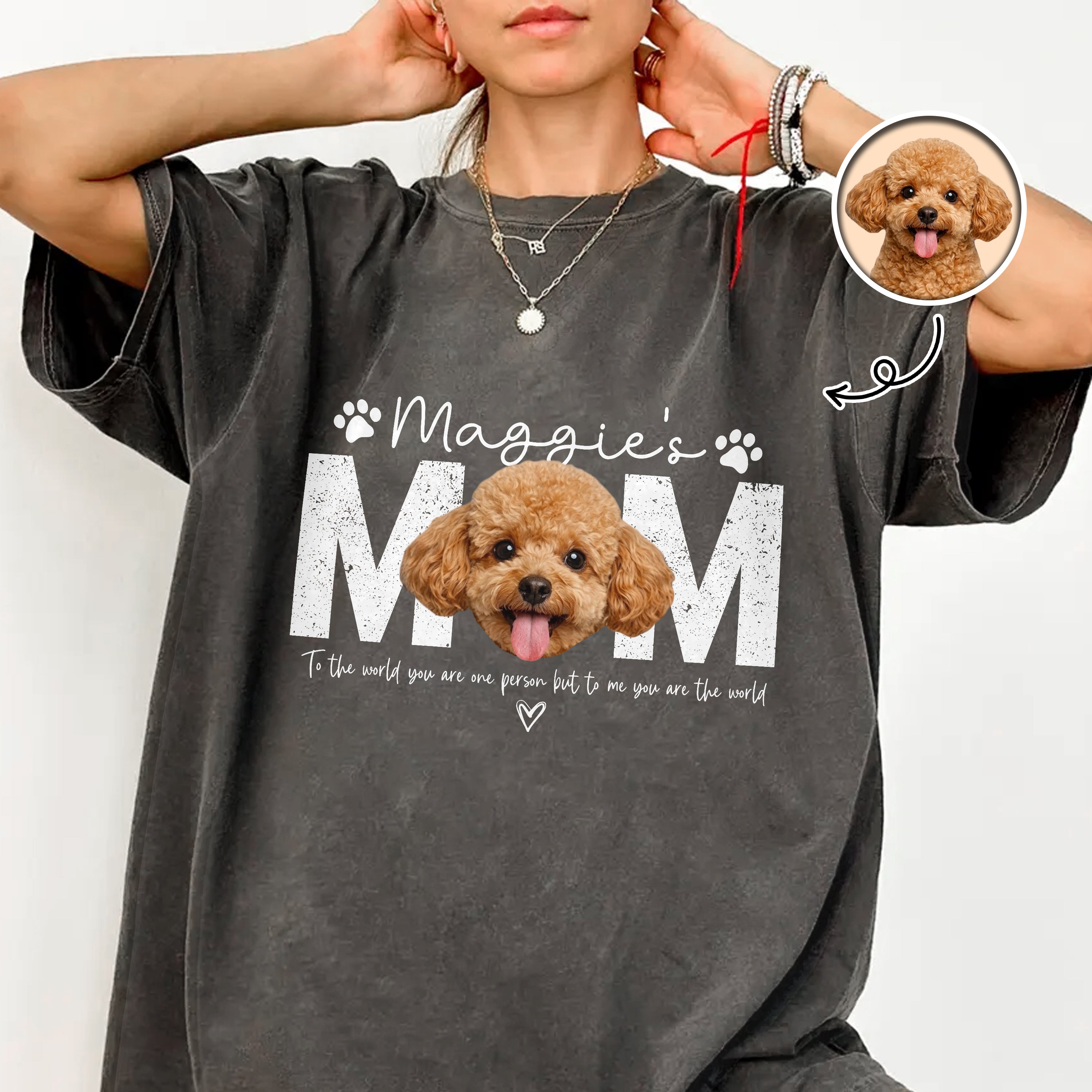 Personalized Photo Comfort Shirt Gift for Dog Dad on Father's Day Comfort Shirt GradoCreations