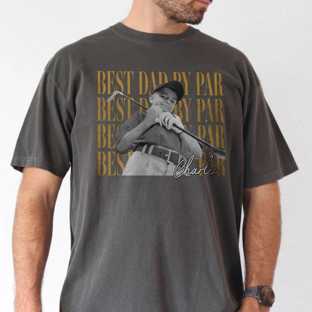 Personalized Comfort Shirt Custom Photo Gift for Dad Golf Lover Comfort Shirt GradoCreations