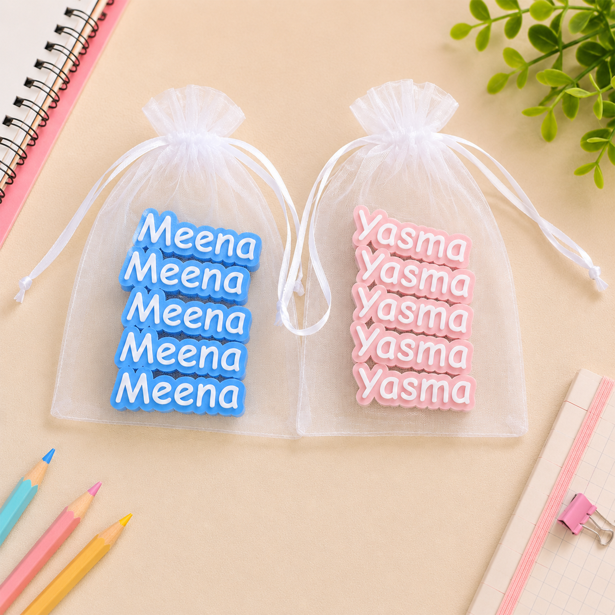 Personalized Pencil Toppers Custom Name Back to School Gift HN590 - Pencil Topper BCF fix GradoCreations