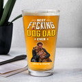 Personalized Photo Beer Glass Best Dog Dad Gift for Father's Day HN590 - Print Beer Glass GradoCreations